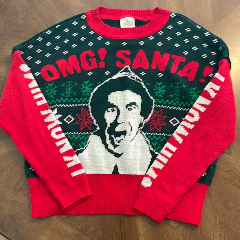 “Ugly” Christmas Sweater- Elf - size M (women’s) worn once.
